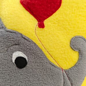 Kuschelkissen "Elefant/Herz"--werky