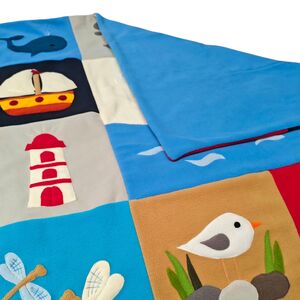 Patchwork-Kuscheldecke für Babys und Kleinkinder--werky