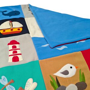 Patchwork-Kuscheldecke für Babys und Kleinkinder--werky