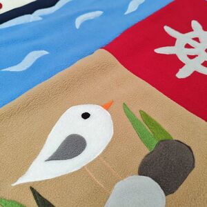 Patchwork-Kuscheldecke für Babys und Kleinkinder--werky