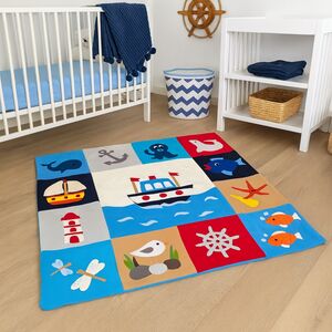 Patchwork-Kuscheldecke für Babys und Kleinkinder--werky