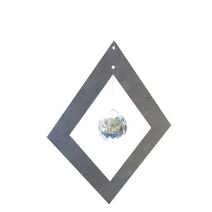 Prismaaufhänger Metall, rautenförmig--werky