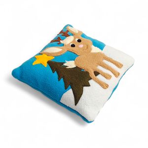 Preview: Handgemachtes Kuschelkissen Preview: Weiches Babykissen aus Fleece Preview: Kuschelkissen "Rentier" Preview: Kuschelkissen "Rentier" Kuschelkissen "Rentier"--werky