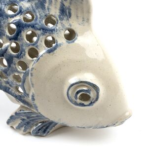 Teelicht-Leuchterfisch aus Keramik-Pommerscher Diakonieverein-werky