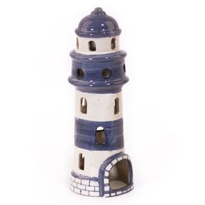 Teelicht-Leuchtturm aus Keramik-Greifenwerkstatt-werky