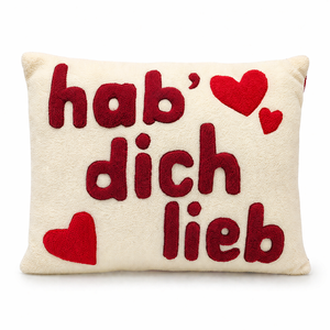 Kuschelkissen „hab’ dich lieb“--werky