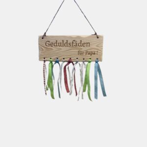 Schild Geduldsfaden--werky