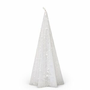 Handgefertigte Mosaik-Kerze im stilvollen Tannenbaum-Design-Pommerscher Diakonieverein-werky