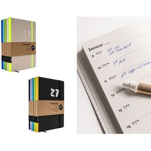 Taschenkalender 2027 – A5-Wochenplaner aus Recyclingpapier--werky