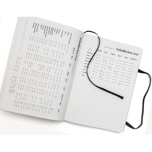 Buchkalender 2027 – A5+ Terminplaner mit Schweizer Broschur--werky