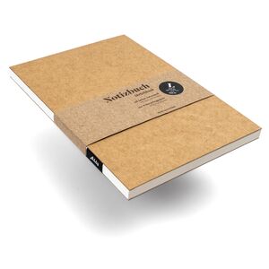 Notizbuch A5 PURE – Hardcover, blanko, mit 180°-Aufschlag--werky