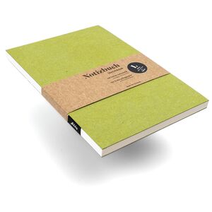 Notizbuch A5 PURE – Hardcover, blanko, mit 180°-Aufschlag--werky