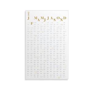 Wandkalender 2027 – großer Jahresplaner aus Recyclingpapier--werky