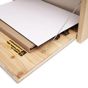 Briefkasten aus Holz, handgemacht massiv, Holzbriefkasten-Ruperti Werkstätten-werky