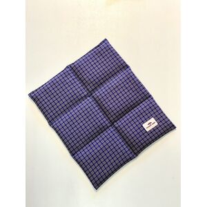 Körnerkissen Wärmekissen und Kältekissen aus Bio-Roggen - 6 Kammern Blau-Camphill Steinfurt-werky