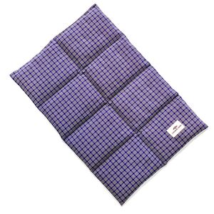 Körnerkissen Wärmekissen und Kältekissen aus Bio-Roggen - 8 Kammern Blau-Camphill Steinfurt-werky
