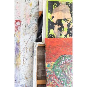 Einzigartiges Designobjekt Lampenschirm "Red Sky", Unikat-Pommerscher Diakonieverein-werky